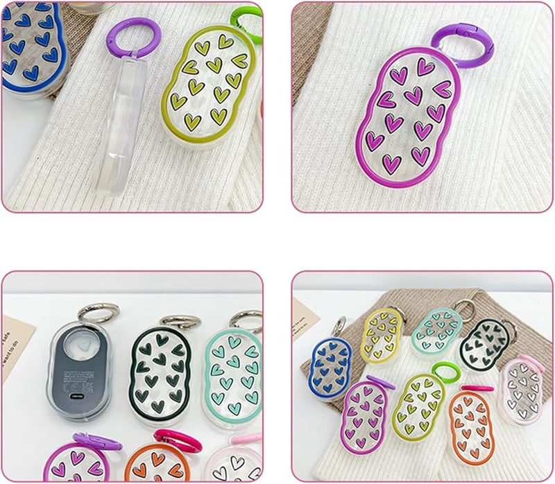 Blue Love Heart Smart Tag 2 Case Shockproof TPU Protective Cover Anti Lost Holder - Image 2